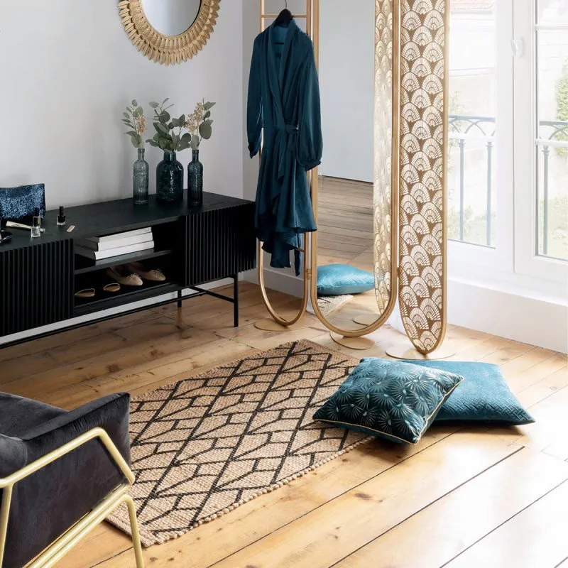 Tappeto in juta rombi | rohome